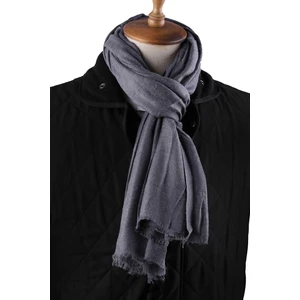 Gri Düz Unisex Şal Kaşkol K638