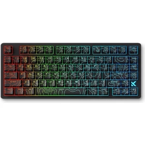 Jet 75 E-Sport Black Topographic %75 Hall Effect Starburst Manyetik Switch Rgb Hotswap Mekanik Gaming Klavye (MC-JET75-3)