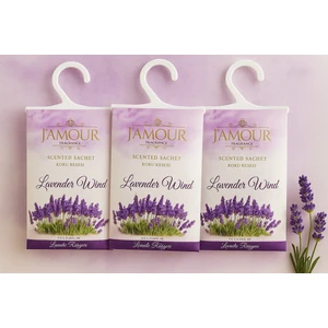 Lavanta Kokulu Askılı Dolap ve Çekmece Kokusu 3'lü Paket