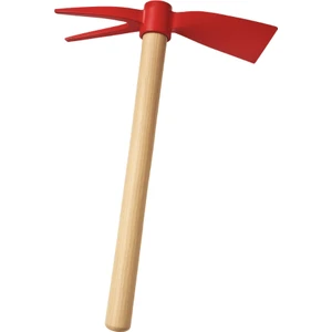 Bahçe Çapa Kazma Toprak Havalandırma Yabani Ot Temizleme Profesyonel Ergonomik Ahşap Kırmızı 40 cm