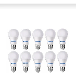 LED Ampul Beyaz Renk 9 Watt Tasarruflu 10 Lu Paket