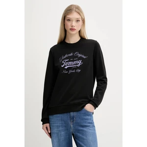 Kadın Regular Fit Grafik Logolu Sweatshirt - Siyah