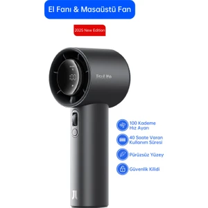 Handheld Fan Pro1 S Taşınabilir Akıllı El Fanı 5000MAH