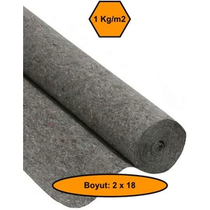 Yalıtım Keçesi, Kaplama Malzemesi, Geotekstil Keçe 2X18