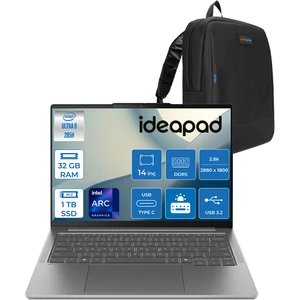 Ideapad Pro 5 Ultra 9 285H 32GB Ddr5 1tb SSD Intel Arc 140T Gpu WIN11PRO 14" 2.8k OLED 1100NITS Displayhdr 120Hz  Taşınabilir Bilgisayar IP83JK0019TRTP02 + Zettaçanta