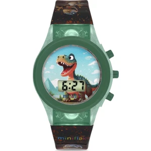 Miniflak Dinozor MFD7001 Işıklı Çocuk Saati