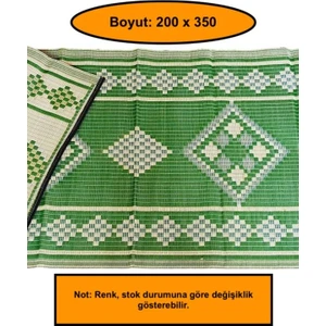 Plastik Örgü Hasır, Seccade, Kamping, Piknik Örtüsü, 200X350 cm