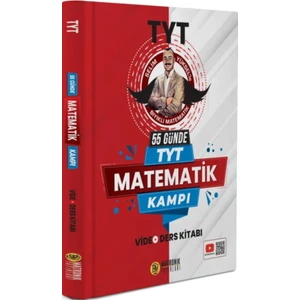 Bıyıklı Matematik 55 Günde TYT Matematik Kampı Video Ders Kitabı Üniversite Hazırlık İçin