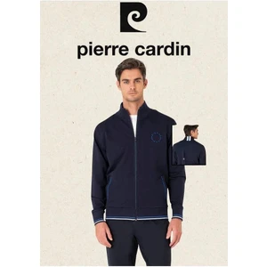 Pierre Cardin Erkek Regular Fit Pamuklu Fermuarlı Çizgi Detay Likralı Eşofman Takımı