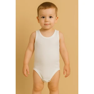 4'lü %100 Pamuk Alttan Çıtçıtlı Beyaz Atlet Body – Çocuk Iç Giyim