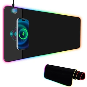 PM-25115 Xl Rgb Gaming Mouse Pad Wireless Telefon Şarj Destekli 14 Modlu