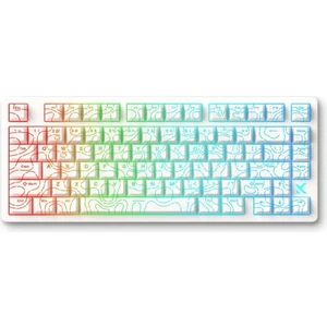 Jet 75 E-Sport White Topographic %75 Hall Effect Starburst Manyetik Switch Rgb Hotswap Mekanik Gaming Klavye (MC-JET75-2)