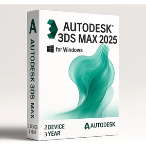 3ds Max 2025 (Windows) - 2 Pc 3 Yıl Autodesk Key (Full Sürüm)