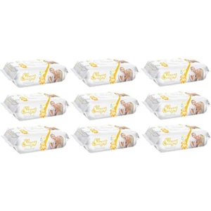 Islak Mendil Sensitive Kapaklı 90 Yaprak 9 Adet