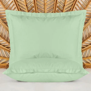 Soft Basic Oxford 2'li Yastık Kılıfı - Yeşil - 50X70 cm