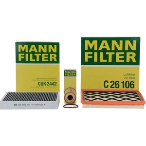 Opel Astra J 1.6 Benzinli 115 Bg Bakım Filtre Seti Mann