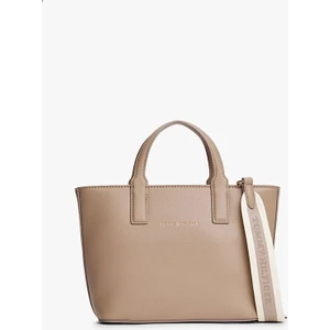 Kadın Th Logotape Mini Tote El Çanta - Açık Kahverengi