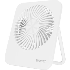 EFN-601 Beyaz 2000mAh 4 Kademeli 4000RPM Hız Metal Ayak Masaüstü Usb Fan
