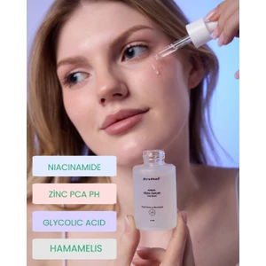 Siyah Nokta ve Akne Serum | Glycolic Acid Niacinamide Gözenek Arındırıcı | 30ML