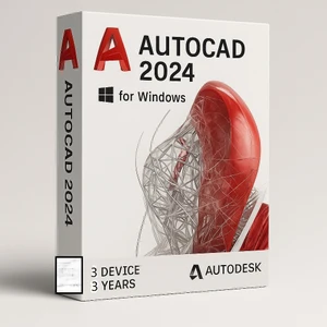 Autocad 2024 (Windows) - 3 Pc 3 Yıl Autodesk Key (Full Sürüm)