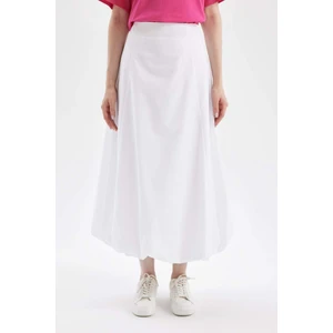 Balloon Fit Poplin Maxi Etek C8936AX24SM