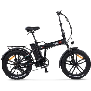 XS35 Katlanır Elektrikli Bisiklet Siyah