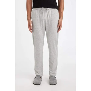 Regular Fit Beli Bağcıklı Düz Paça Cepli Pijama Altı