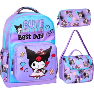 Alanç Gift Suya Dayanıklı Kız Çocuk Ortopedik İlkokul Sırt Çantası Termal Beslenme Ve Kalemlik