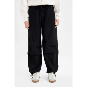 Coool Paraşüt Poplin Pantolon Basic Düz Cepli Beli Lastikli A6266AX24AU