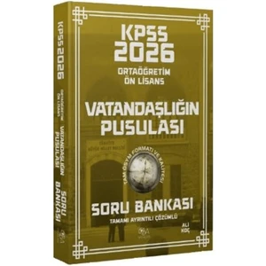 Cba Akademi 2026 KPSS Lise Ortaöğretim Ön Lisans Vatandaşlık Vatandaşlığın Pusulası Soru Bankası Çözümlü