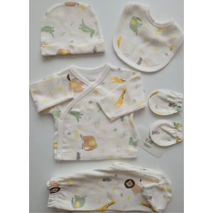 5'li Bebek Hastane Çıkışı – Sevimli Zürafa Deseniyle Ilk Anlara Özel