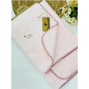 Bebek Battaniyesi Yeni Tasarımlar Müslin ve Welsoft 85*95 / / 2025 / / 6005 /