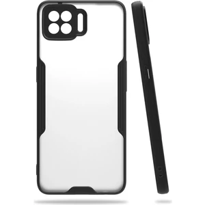 Oppo A73 Kılıf Platin Silikon - Siyah - TKNAL6342-4265