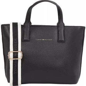 Kadın Th Logotape Mini Tote El Çantası - Siyah