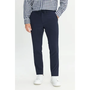 Slim Fit Dar Kesim Beli Bağlamalı Çizgili Yan Cepli Casual Jogger Pantolon