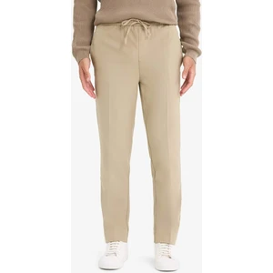 Yazlık Kumaş Jogger Pantolon Beli Bağcıklı Lastikli Düz Paça Cepli Her Yöne Esneyen A9943AX25SP