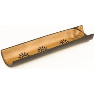 Dekoratif Seramik Tütsülük / Ceramic Incense Holder - Güneş Desenli & Estetik Tasarım