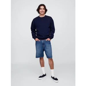 Erkek Mavi Supersoft Loose Denim Şort