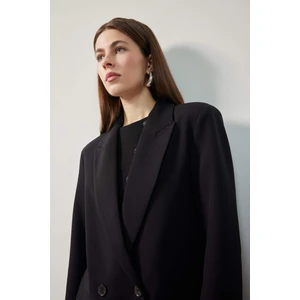 Oversize Geniş Kalıp Ceket Yaka Blazer Ceket C2457AX25SP