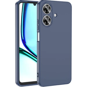 Moby Shop Realme Note 60 Kılıf Kılıf Içi Kadifeli Esnek Kadifon Lansman Premium Silikon Case Cover