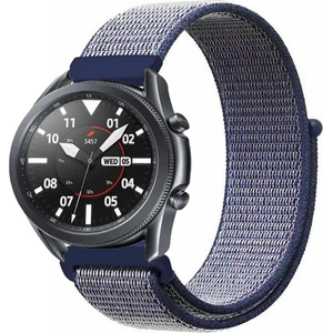 Samsung Galaxy Watch 3 45MM Akıllı Saat Uyumlu Spor Kumaş Desenli Cırt Cırtlı Kordon Kayış