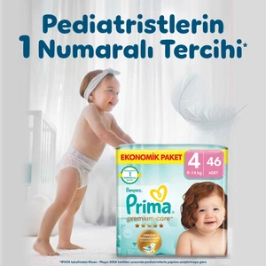 Bebek Bezi Premium Care 4 Numara 46 Adet Ekonomik Paket