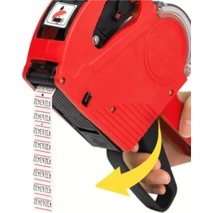 8 Haneli Çoklu Para Birimi Ürün Fiat Basma Etiketleme Makinesi Makinası Etiket Aleti