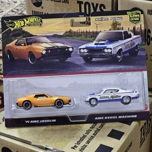 Hot Wheels Premium Car Culture 2'li Premium Araba Seti '71 Amc Javelin & Amc Rebel Machine