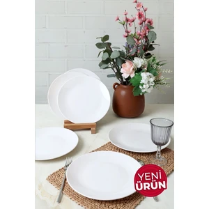 Beyaz Ege Servis Tabağı 26 cm 6 Adet 006