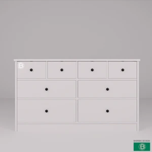 Barisbo Design Şifonyer (8 Çekmeceli) Geniş Depolama Alanına Sahip