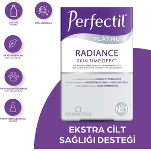 Perfectil Platinum Tip 2 Balık Kolajeni, F Üzümü, Silisyum, Biotin,demir, Magnezyum Içeren Cilt Sağlığı Vitamini