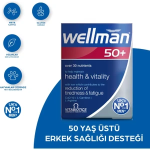 Vitabiotics Wellman 50+ 30 Tablet