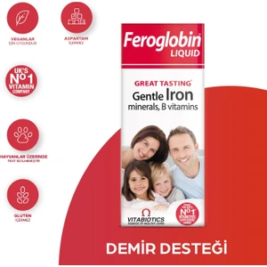 Demir (Gentle Iron), Arpa Maltı Ekstresi İçeren Sıvı Takviye Edici Gıda 200 ml