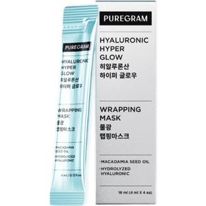 Hyaluronic Hyper Glow Wrapping Mask - Yoğun Nem ve Dolgunluk ve Işıltı Sağlayan Yüz Maskesi (4MLX4ADET)